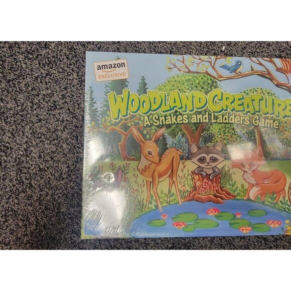 Woodland Creatures Snakes & Ladders Game Exclusive For Kids & Family Fun - Picture 2 of 6